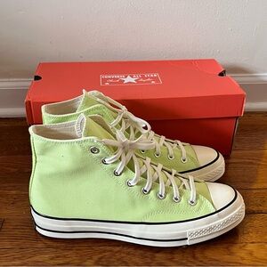 Converse Chuck 70 High Citron Yellow Shoes Sneakers Men Sz 10